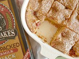 Raspberry Streusel Pancake Casserole + Kodiak Cake Pancake Mix Giveaway