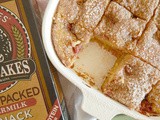 Raspberry Streusel Pancake Casserole + Kodiak Cake Pancake Mix Giveaway