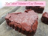 Red Velvet Valentine's Day Brownies