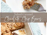 Salted Caramel Chocolate Chip Bars