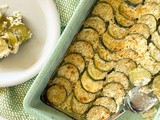 Scalloped Parmesan Zucchini Bake