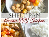 Sheet Pan Korean bbq Chicken