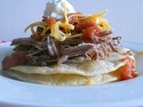 Shredded Beef Tostadas