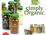 Simply Organic Full Set of New Spices Giveaway