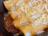 Spicy Buffalo Chicken Enchiladas