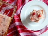 Strawberry Lemonade Blondies