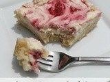 Strawberry Swirled Cheesecake Shortbread Bars