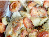 Tomato Basil Artichoke Chicken Bake