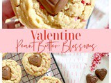 Valentine Peanut Butter Blossoms