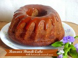 Banana Bundt Cake with Caramel Glaze