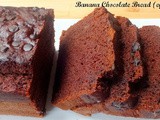 Banana Chocolate Bread (Egg less)