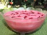 Beet yogurt dip