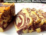 Chocolate and Vanilla Marble Loaf Cake