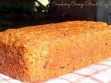 Cranberry Orange Bread ( almost a cake) Egg less