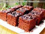 Double Chocolate Wholegrain Banana Cake