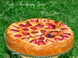 Fresh Strawberry Cake (With Whole Wheat Flour)