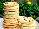 Harlequin Cookies | Apricot and Tutti Frutti cookies