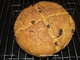 Irish bread with raisins