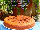 Low Fat Whole Wheat Sapodilla (Chikoo) Date Cake (Egg less)