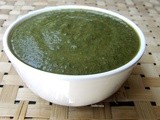 Mint(pudina) - garlic chutney