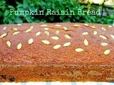 Pumpkin Raisin Bread # Twelve Loaves