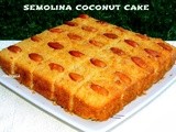 Semolina Coconut Cake (Egg less)