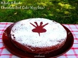 Whole Wheat Beet Chocolate Cake (Egg less)