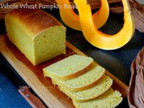Whole Wheat Pumpkin Bread (Vegan) / #BreadBakers
