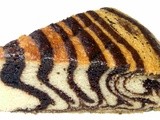 Zebra cake - two way (With Eggs and Egg less)