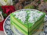 Pandan cake and awards