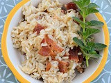 Arroz con Tocino (Puerto Rican Rice with Bacon)