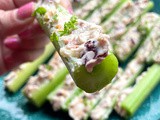 Bacon, Celery, & Pecan Stuffed Celery