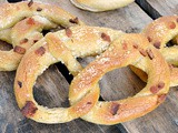 Bacon Parmesan Soft Pretzels #foodbloggerlove