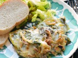 Baked Chicken with Spinach & Mushrooms
