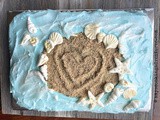 Beach Bridal Shower Cake