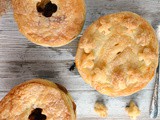 Beef Stew Pot Pie with Homemade Puff Pastry Topping #piday