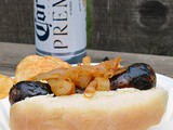 Beer Brats with Caramelized Onions