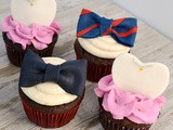 Bow Ties & Tutus Cupcakes