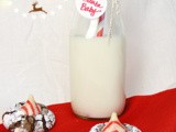 Candy Cane Brownie Crinkle Cookies