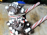 Candy Cane Hot Cocoa Bombs