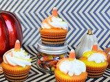 Candy Corn Cupcakes