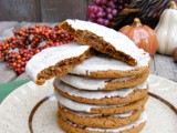 Chewy Pumpkin Spice Molasses Cookies