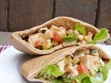 Chicken Chickpea Pitas