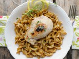 Chicken with Lemon-Thyme Egg Noodles