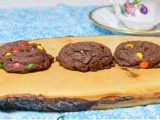 Chocolate Chocolate Chip m&m Cookies