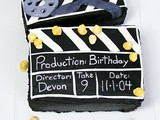 Chocolate Mint Cake (Movie Clapper Cake)