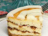 Cinnamon Roll Mini Cheesecake #eighteencheesecakes