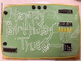 Circuit Board Cake