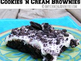 Cookies 'n Cream Brownies: src