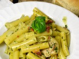 Creamy Basil Chicken & Pasta #CooktheBooksClub